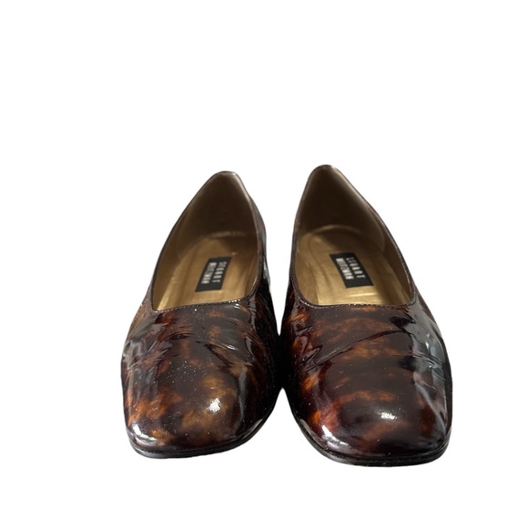 Stuart Weitzman Women Tortoise  Shell Heels Brown Black  Size 12 Shoes - Picture 2 of 6